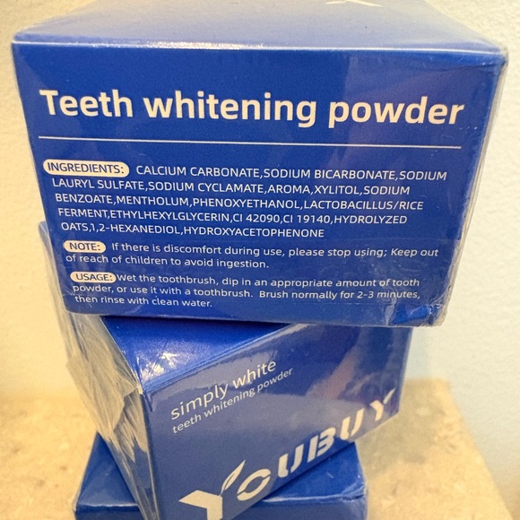 Youbuy Simply White Teeth Whitening Powder 3 tubs - Picture 7 of 9